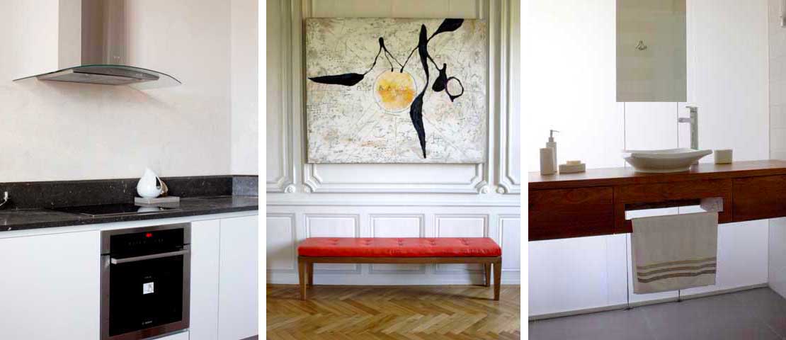 Véronique Van Oort-Johnston - Architecte d'intérieur et décoratrice - Bordeaux - Cap Ferret - Appartement XVIII ème - Bordeaux